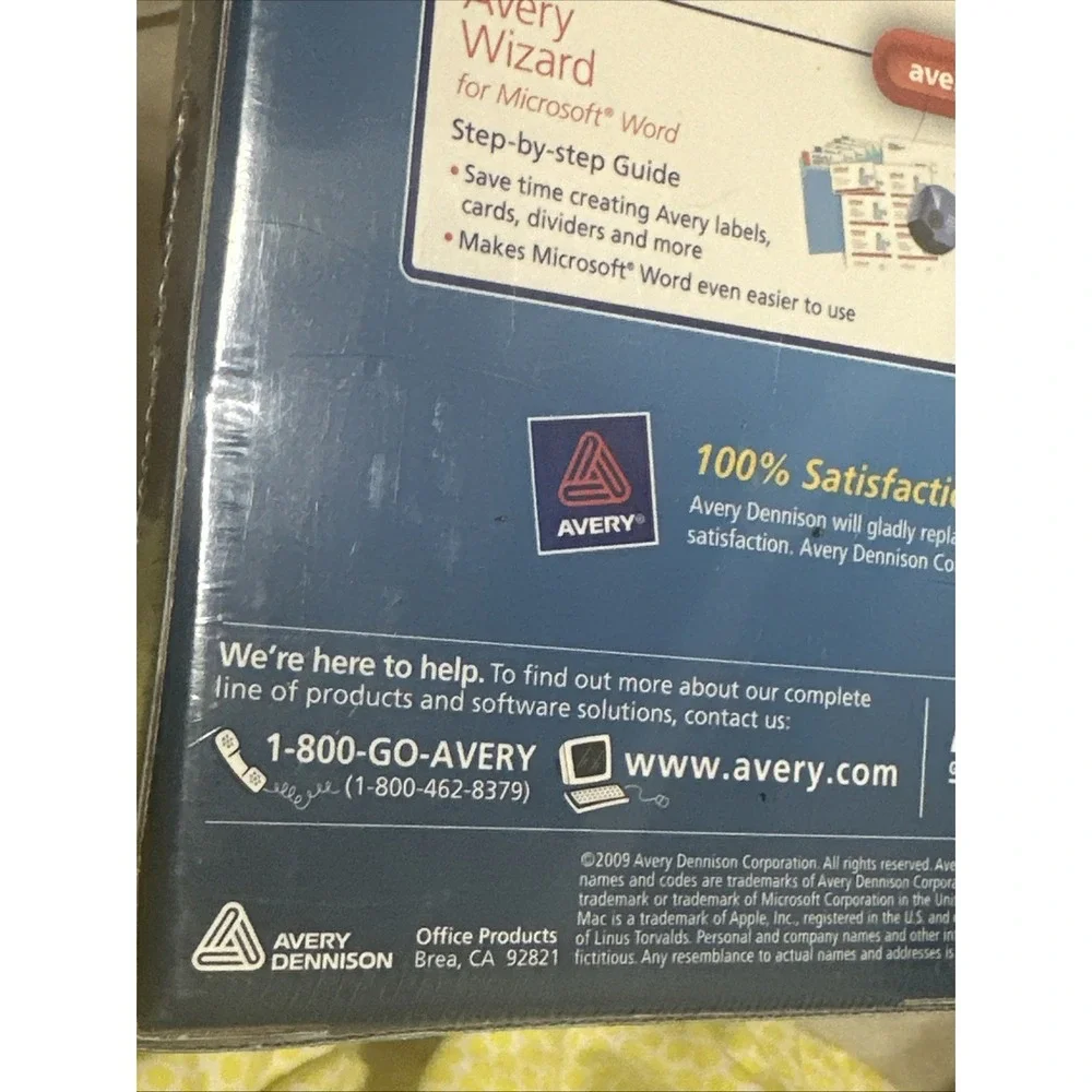 Avery Easy Peel Mailing Address Labels Laser 1‎ x 2 5/8 White 3000/Box 5160